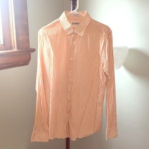 Men’s Express Striped Button Down